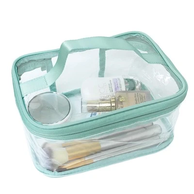 वाटरप्रूफ पारदर्शी यात्रा कॉस्मेटिक बैग